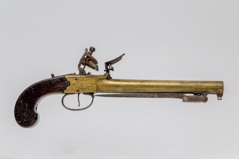 Box Lock Bayonet Pistol of Augustine Willett (1751-1824)